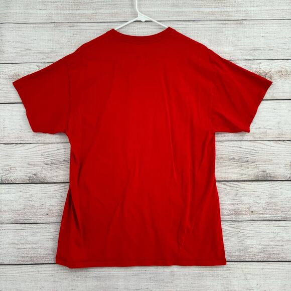 NFL Team Apparel Kansas City Chiefs T-Shirt‎ Men's Size L Red Short Sleeve - Picture 2 of 8